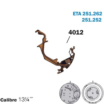 ETA 251.262/252-Swiss Movement-Additional printed circuit-Part No.4012.