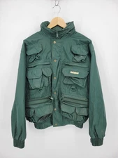 Hodgman Lakestream Jacket Mens M Green Fishing Wading Hooded Multi Pocket T201