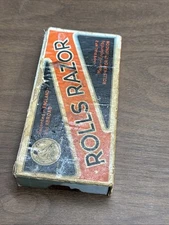 Vintage Imperial Rolls Razor Inc. No2 Nickel Plated Made in England Shaving 