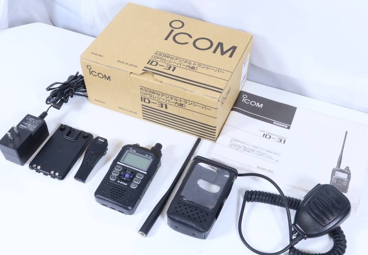 ICOM ID-31 GPS ハンドマイク付き ICOM ID-31 144/430MHz Digital Transceiver Built-in GPS Receiver | eBay