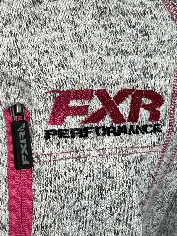 Abrigo Chaqueta FXR Racing Moto de Nieve Tejido Polar Cremallera Completa Capa Media Talla 6 Mujer Foto 4 de 4