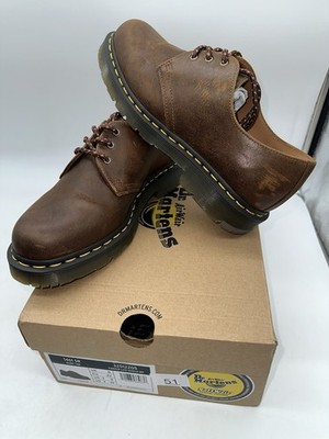 Dr Martens 1461 SR Brown Lace Parker Life Shield WP Leather 9 Men SoftWair