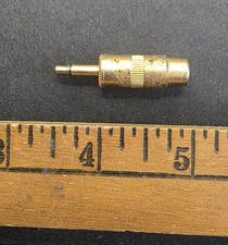 Gemale RCA to male 2.5 mm mono adapter E5