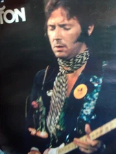 Eric Clapton Japan Large Promo Poster Cream Blackie Stratocaster