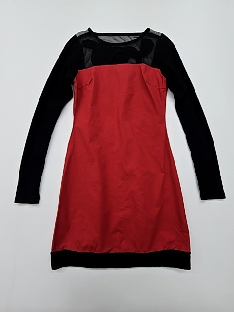 red and black tunic dress Tunic Dress Stretch Twill Royal Stewart with Black Velvet Trim