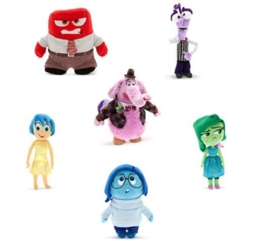 AUTHENTIC Disney Store Plush Set Inside Out Fear Sadness Anger Disgust Bing Bong - Picture 8 of 8