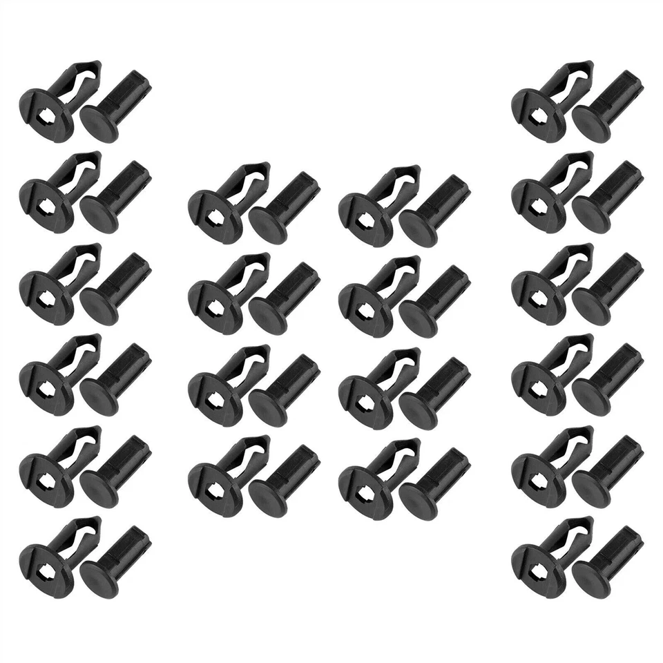 100 clips de remache de guardabarros para Polaris 7661855 Honda 90653-HC4-900 21075686 Foto 4 de 4