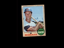1968 Topps 49A Eddie Brinkman White Team Name VG-EX #D715515