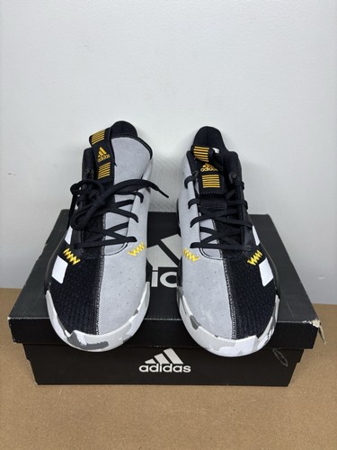 Zapatillas de baloncesto Adidas Pro Next 2019 K niños talla 6,5 negras/grises F97305 - Imagen 3 de 6