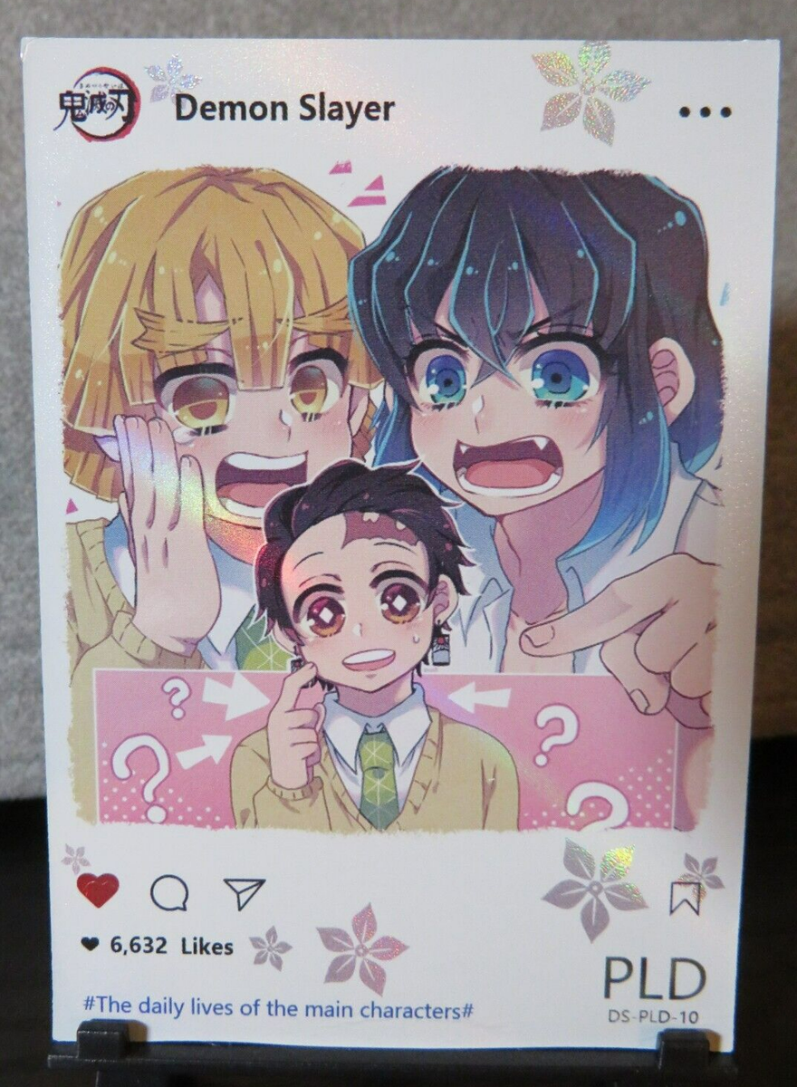 Tanjiro Inosuke & Zenitsu Demon Slayer PLD Rare Glitter Holo