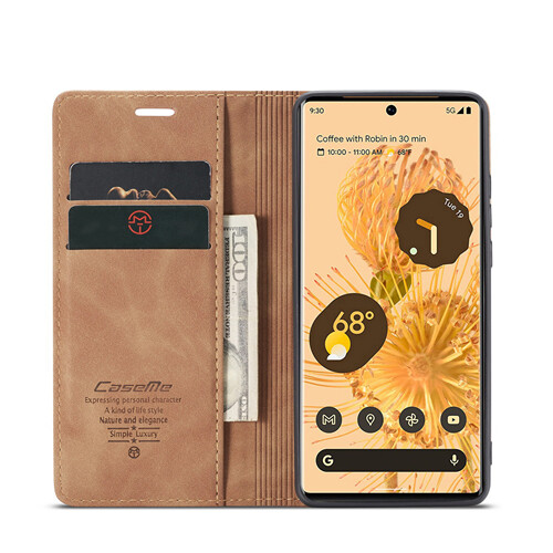 For Google Pixel 9 Pro XL 8 7 Pro 7A 6 Pro PU Leather Magnetic Flip Wallet Cover - Picture 10 of 28