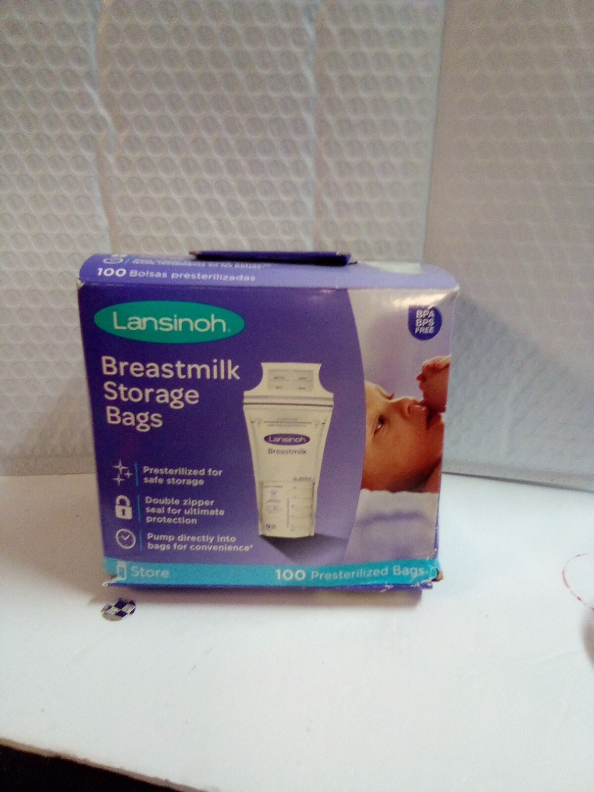 Lansinoh Breastmilk Breast Pump Storage Bag (100 Count) #705