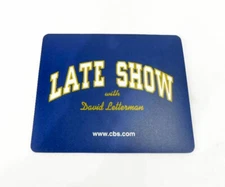 LATE SHOW with DAVID LETTERMAN mouse pad, vintage CBS