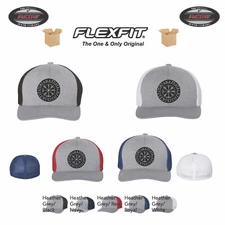 VIKING COMPASS PATCH ICELANDIC NORSE RUNE Patch TRUCKER FLEXFIT HAT