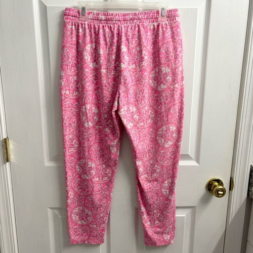 Pantaloni Vineyard Vines maglia pull on sabbia dollaro rosa cravatta vita elasticizzati leggeri - Foto 5 di 5