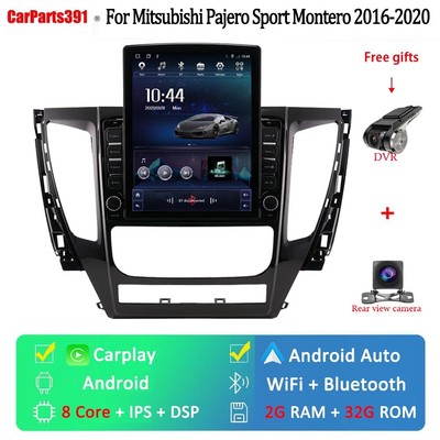 Android Car Radio For Mitsubishi Pajero Sport Montero 2016-2020 CarPlay GPS Navi