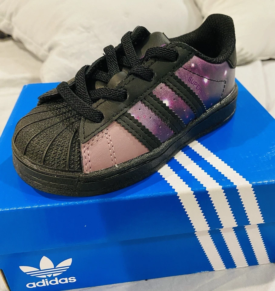 Adidas Superstar Galaxy para niños pequeños Foto 4 de 4