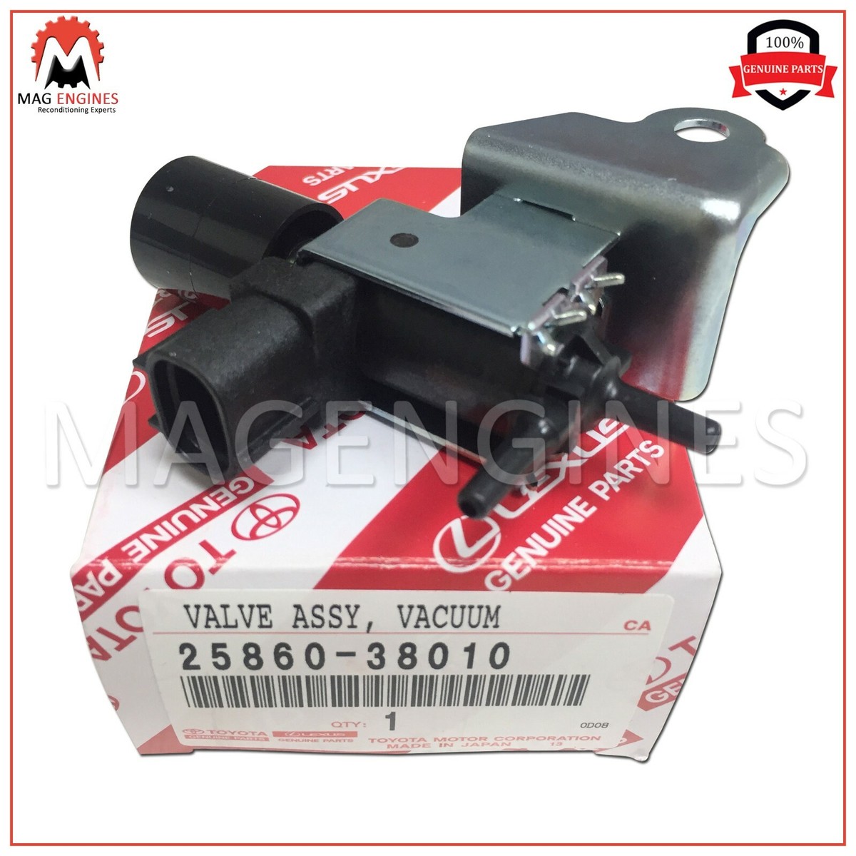 25860-38010 GENUINE OEM VALVE ASSY, VACUUM SWITCHING 2586038010 | eBay