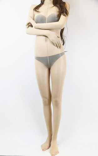 Women Men Bodysuit Super Oil Shiny Glossy Full Bodystocking With 5 Finger Gloves - Picture 7 of 12