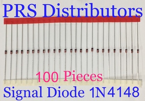100 Pieces Diode 1N4148 Fast Switching Signal Diode Replaces Diode 1N914 - Bild 5 von 6