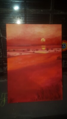 SUNDOWN - CANVAS GEMÄLDE