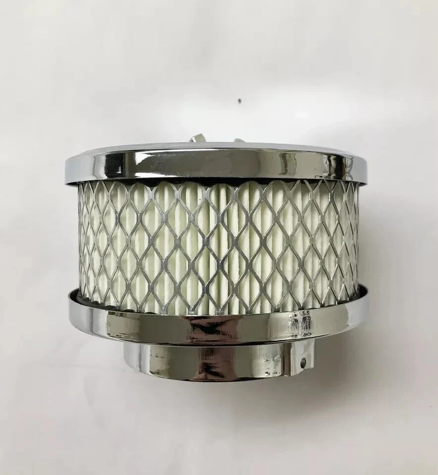 Filtro cromado filtro purificador de aire estilo Hot Rod carburador Desoto Chrysler 1930-1956 Foto 4 de 4