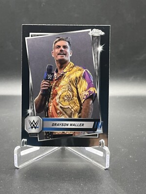Grayson Waller 2025 Topps Chrome WWE Base #13 Smackdown