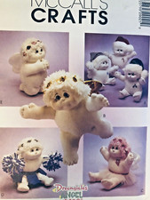 VTG 2000 McCall's 2902 Dreamsicles Angel Hugs Soft Sculpture Dolls FF UC Pattern