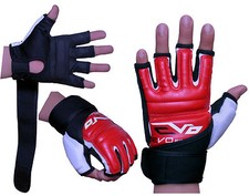 EVO Leder Gel Handschuhe Kampfsport MMA Boxen Sandsack Karate