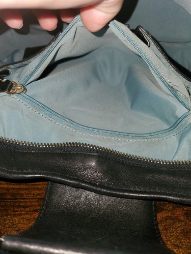Cole Haan Avalon Black Leather Shoulder Handbag - Bild 8 von 9