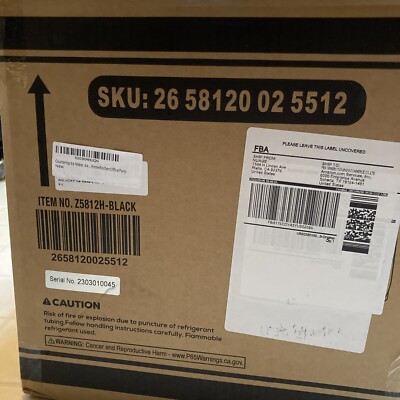 NIB AGLucky Portable Countertop Ice Maker Item Z5812H-Black