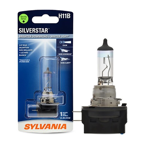 SYLVANIA - H11B SilverStar - High Performance Halogen Headlight Bulb, High... - 第 1/8 張圖片