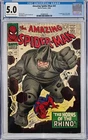 Amazing Spider-man #41 CGC 5.0  Off-white To WHITE Pages Marvel Comics 1st Rhino