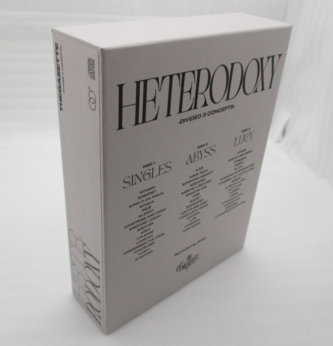 the GazettE HETERODOXY Vol.3 Tシャツ ホワイト The Gazette Heterodoxy Vol.3 T-Shirt Black Brand New From