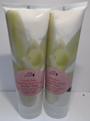 100% Pure vanilla bean Nourishing Body Cream + vitamins 8 fl oz(lot Of 2)