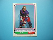 1975/76 O-PEE-CHEE WHA HOCKEY CARD #40 ANDERS HEDBERG EX/NM NM SHARP!! 75/76 OPC