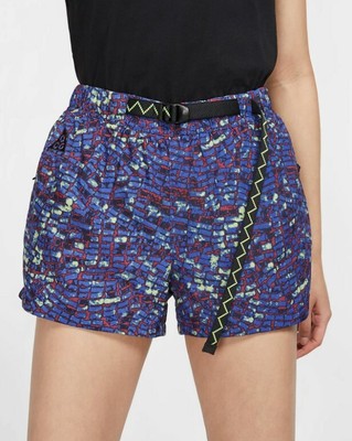 Nike WOMEN'S ACG AOP Shorts Multi Color Hiking Running SIZE XS BRAND NEW | eBay