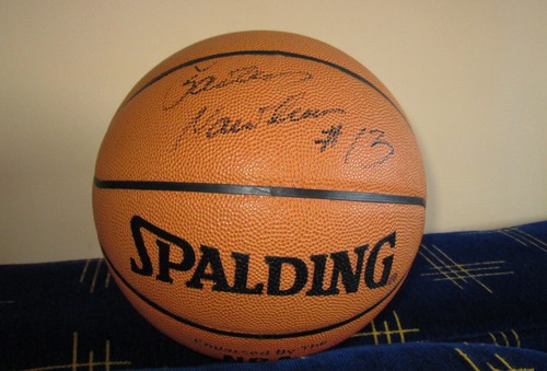 Mitch Richmond #2 & Sarunas Marciulionis Autograph Genuine Hand Signed NBA Ball - Picture 11 of 12