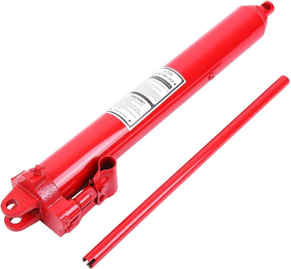 8Ton Hydraulic Long Ram Jack Crane Oil Pump Piston Pump Workshop Crane Hydraulic - image 3 of 4