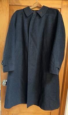 VTG Westbury Gray Wool Men's Overcoat Jacket Dress Coats L