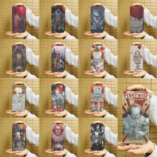 Movie IT Clowns Wallet Horror Pennywise Women Long Zip-up Wallet Coin Purse Gift