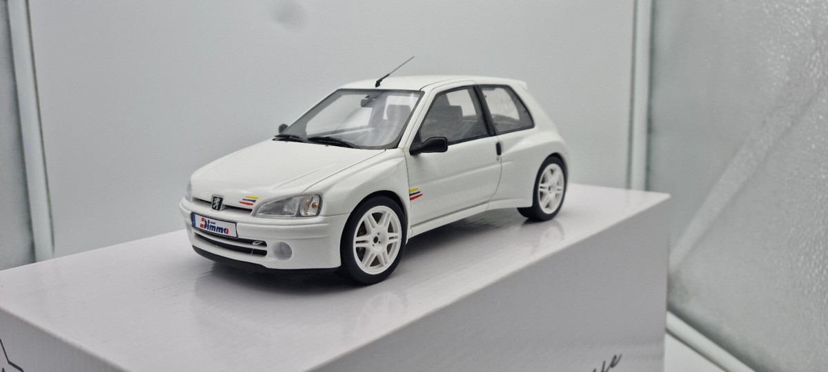 Otto 1/18 Resin OT393 Peugeot 106 Maxi/Dimma White UK