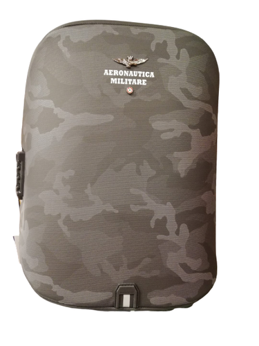 Zaino Aeronautica Militare porta PC 15'' tessuto tecnico gommato camouflage  nero | eBay