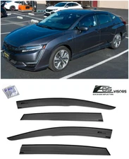 EOS Visors For 17-21 Honda Clarity JDM Mugen Style Side Vents Window Rain Guards