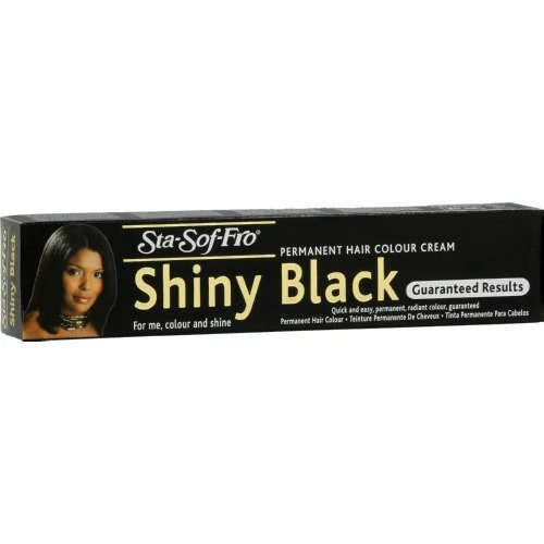 3 X SAT-SOF-FRO-SHINY BLACK PERMANENT HAIR COLOUR-(PACK OF 3)-FAST UK POST!!! - Picture 3 of 3