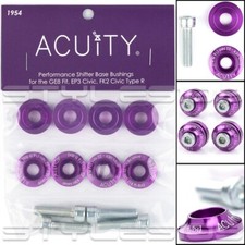 ACUITY Solid Aluminum Shifter Base Bushings for Honda Accord Fit Civic Si Type R