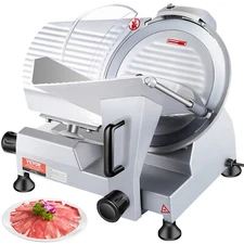 VEVOR Commercial Electric Meat Slicer Deli Food Cutter 12" Blade 320W 350-400RPM