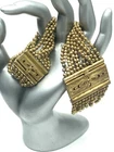 UNSIGNED MIRIAM HASKELL ? BRASS FESTOON SWAG BRACELET Set VINTAGE 1930s Pat.pend