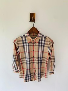 burberry button up womens