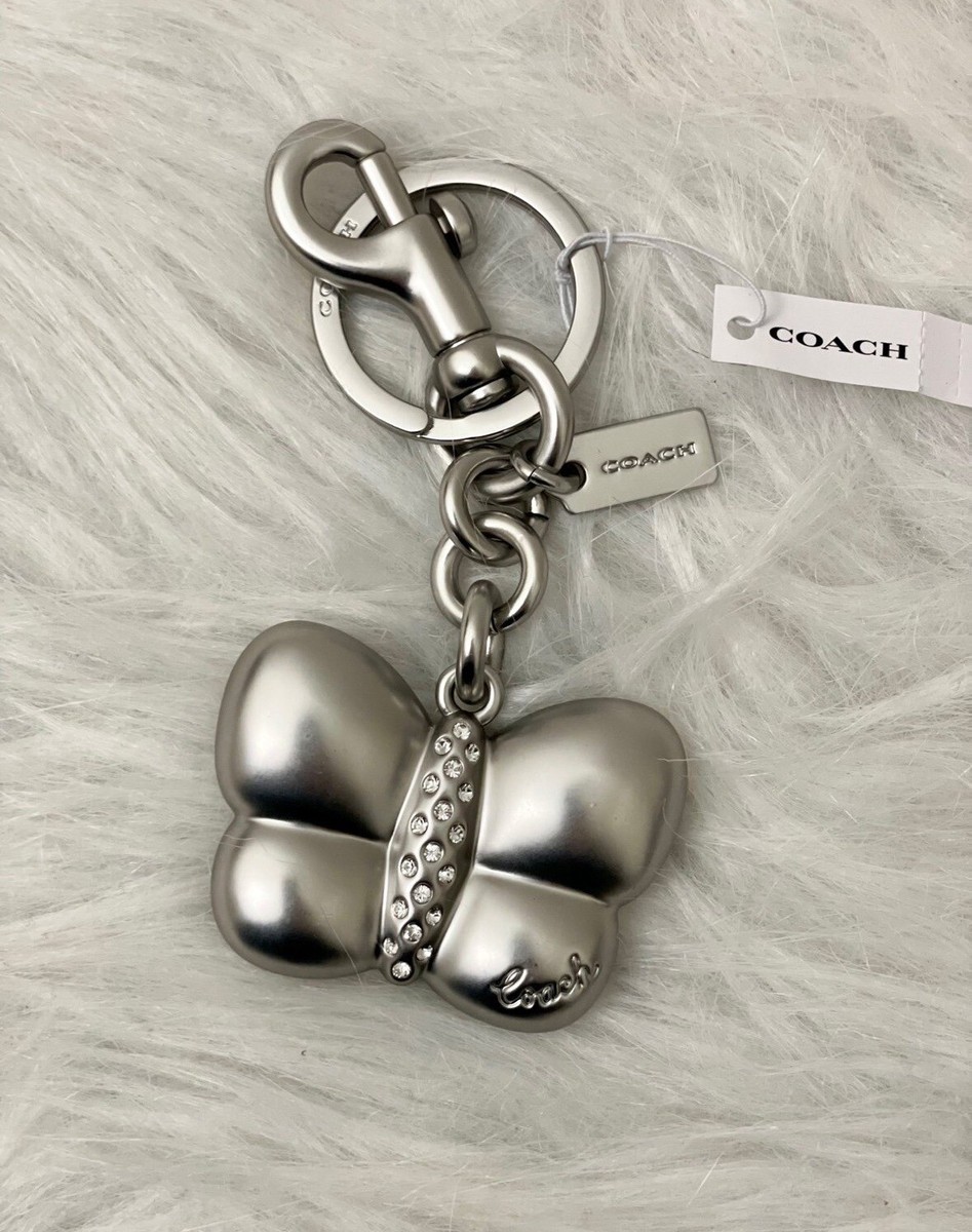 COACH 蝶デザイン キーホルダー セット　保存袋付 バラ売り可 楽天市場】Happy ちょうちょ 蝶 ハート イニシャル キーホルダー